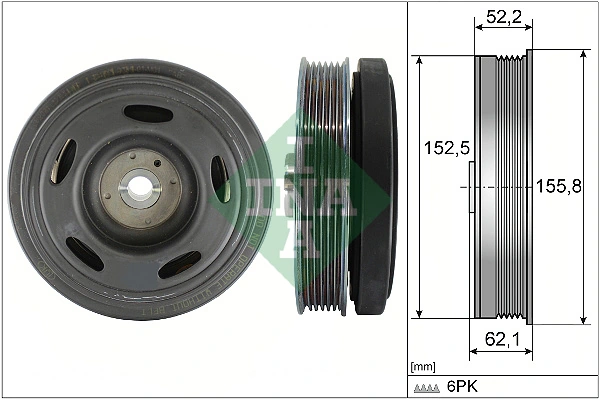 Belt Pulley, crankshaft